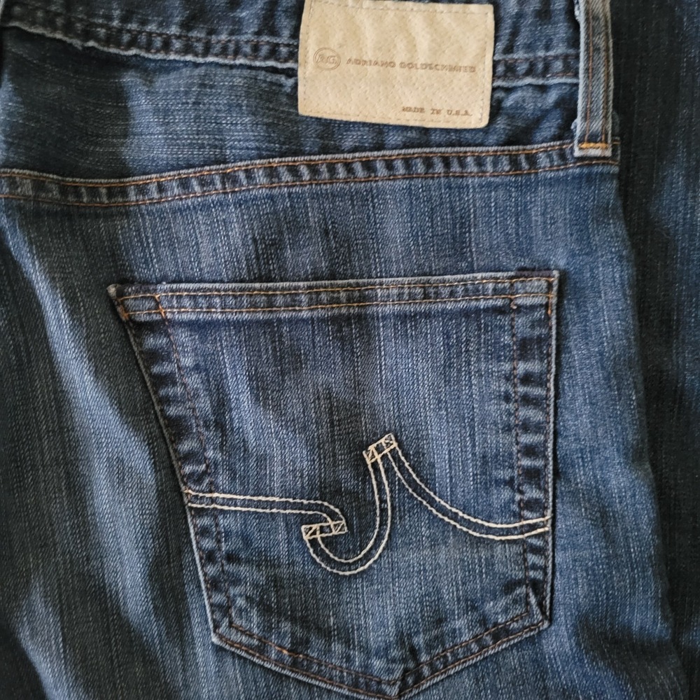 AG Adriano Goldschmied Protégé Straight Leg Jeans Men 36 Made USA